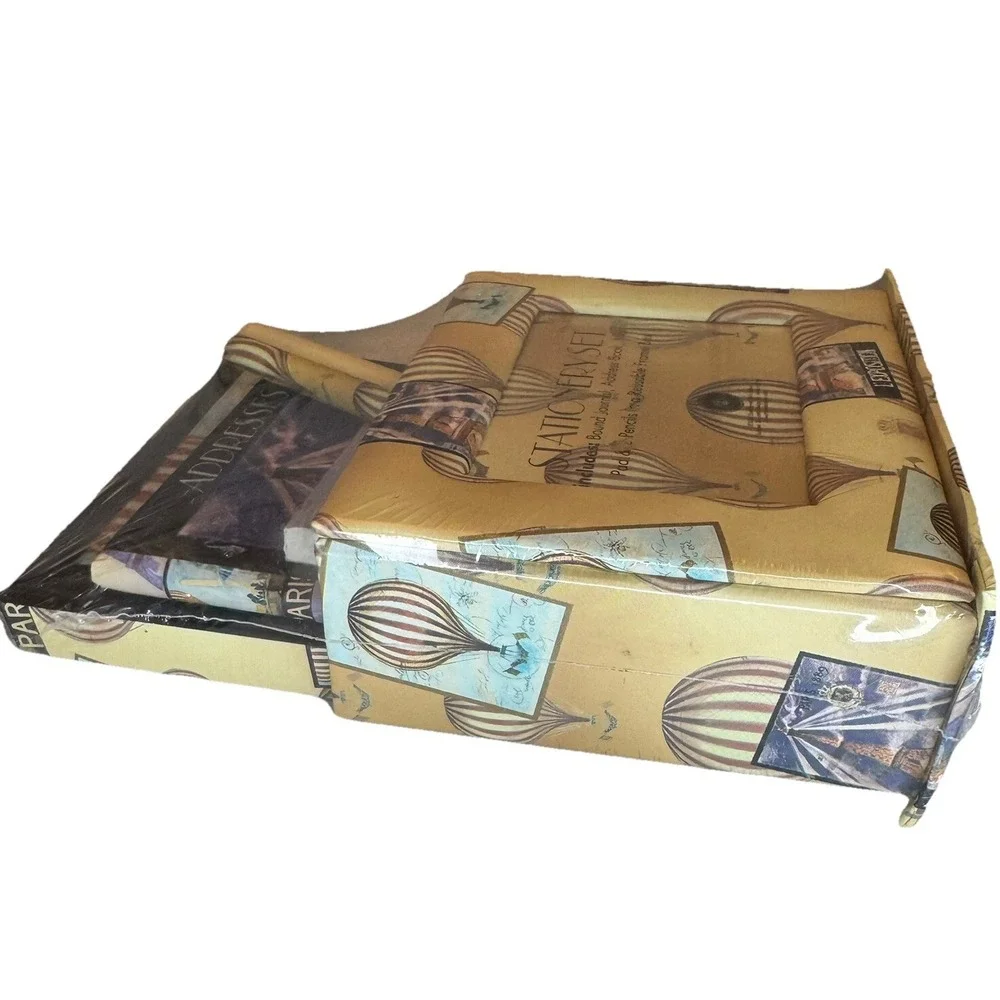 Chad Barrett/Art in‎ Motion stationary Gift Set. '. 'New Sealed' Hot Air Balloon